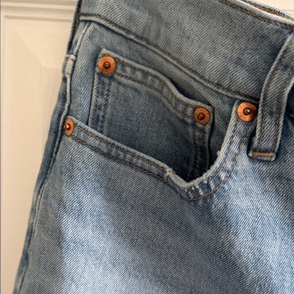 J. Crew Light Blue Straight Leg Jeans - Picture 9 of 14